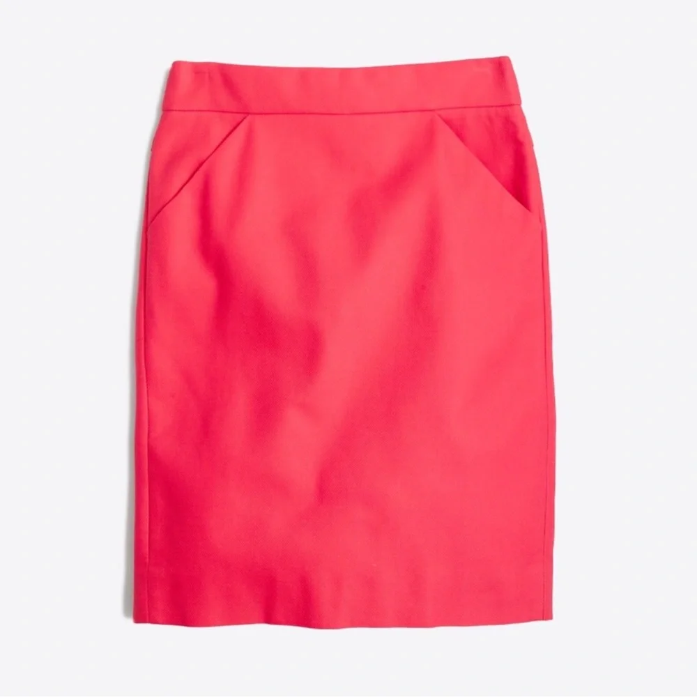 J Crew Coral Pink Skirt